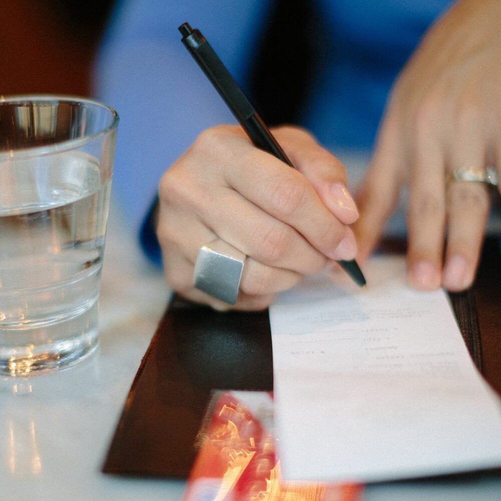 Owner reviewing monthly statements